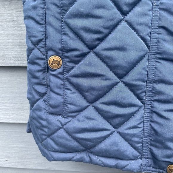Riding Sport Equestrian Wear blue quilted vest XS - Picture 4 of 10